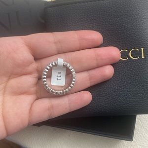 NWT Cernucci ring Size 11 baguette band ring 925